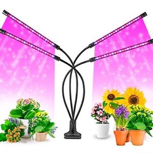 New, LED Grow Lights, BOOVALUE 80W 80 LED Lamp Bulbs, Growing Light for Plants